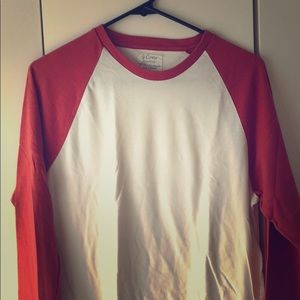 J Crew Baseball Longsleeve